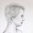 2008, Tereza, tu�ka na pap��e 18x25cm